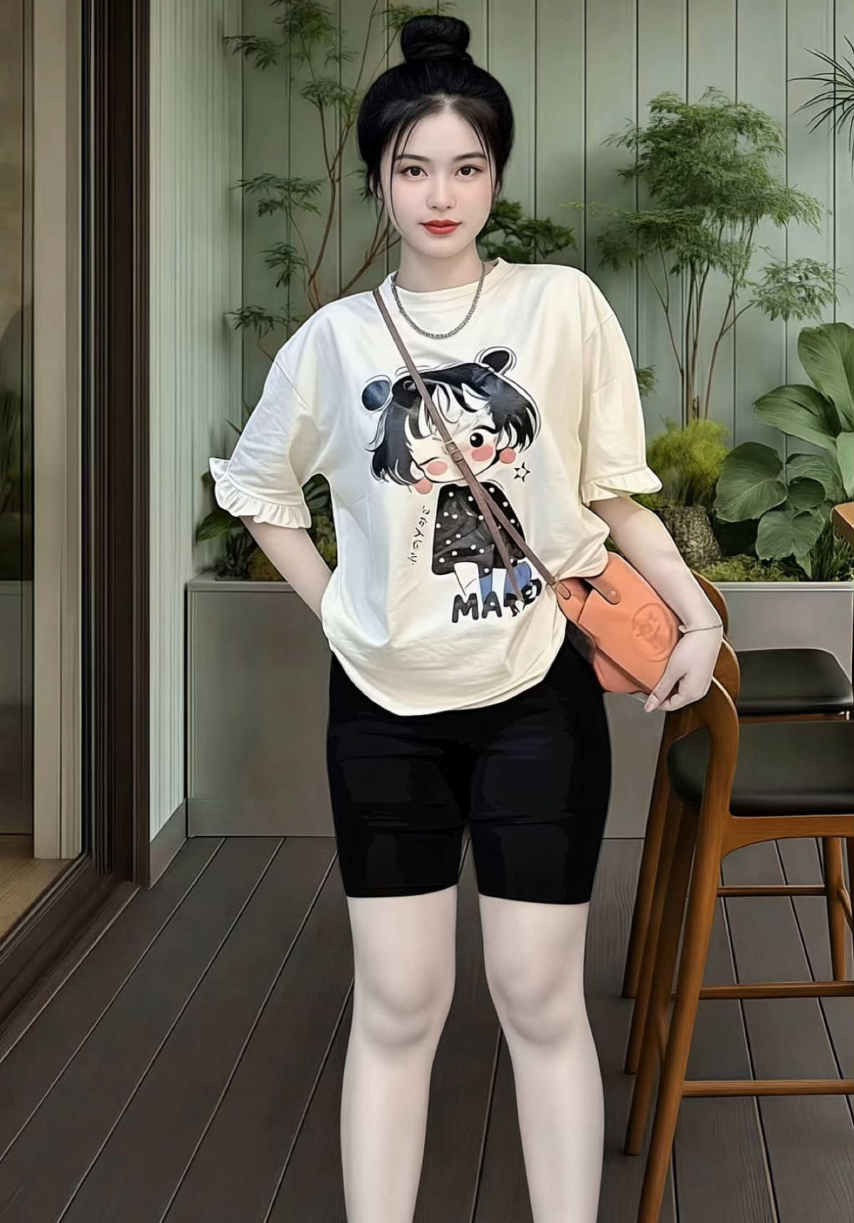 Set Đồ Bộ 'THUN TĂM LẠNH' NỮ QBN Quần Lửng In BÉ GÁI MAKEY [BIGSIZE 45-85KG] #setdoxinh #setdonu #setdonu #dobo #dobonu 