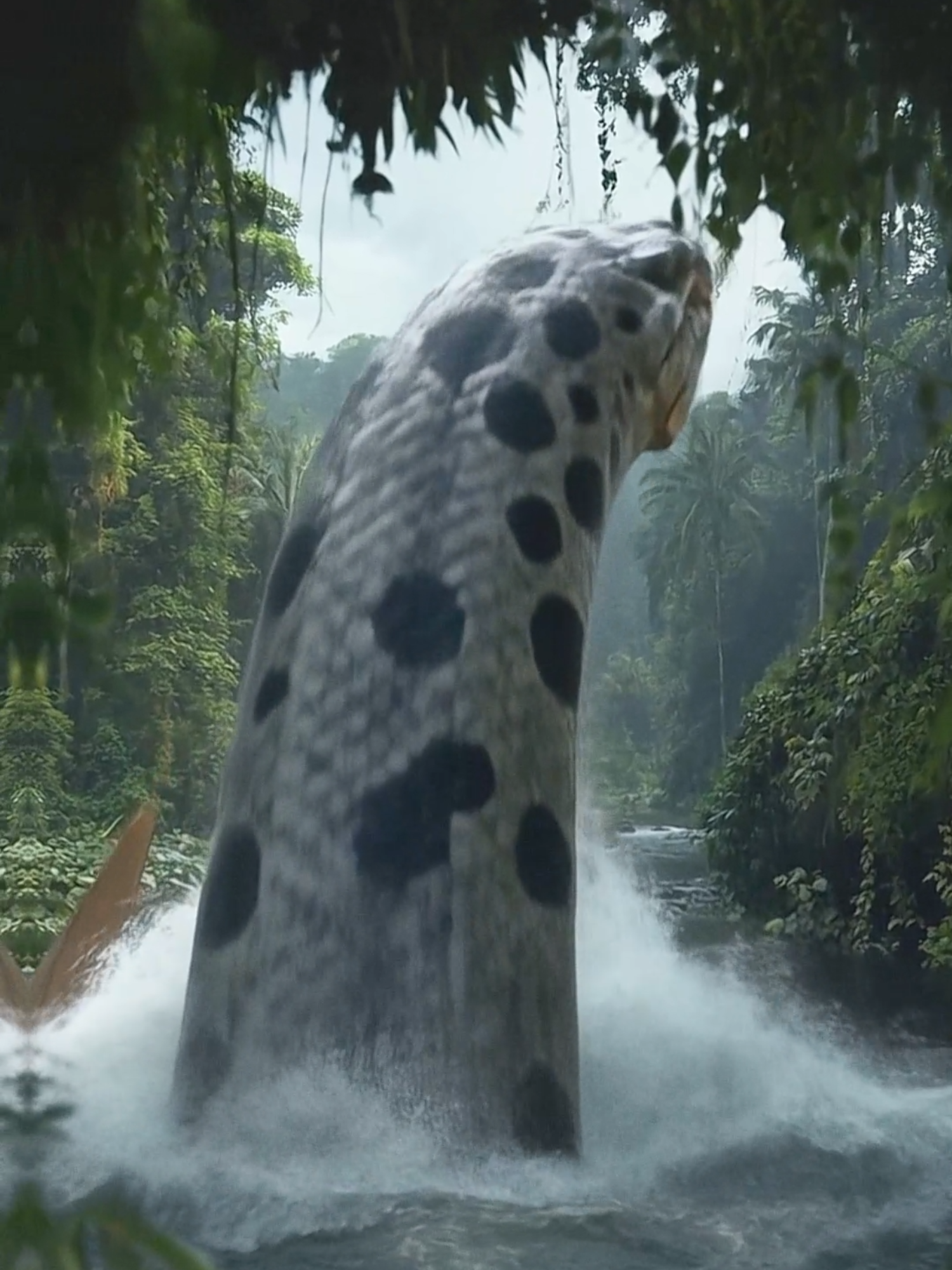 the deep river that hides the giant snake #anaconda #snakevideo #shorts #jungle #wildanimals #river