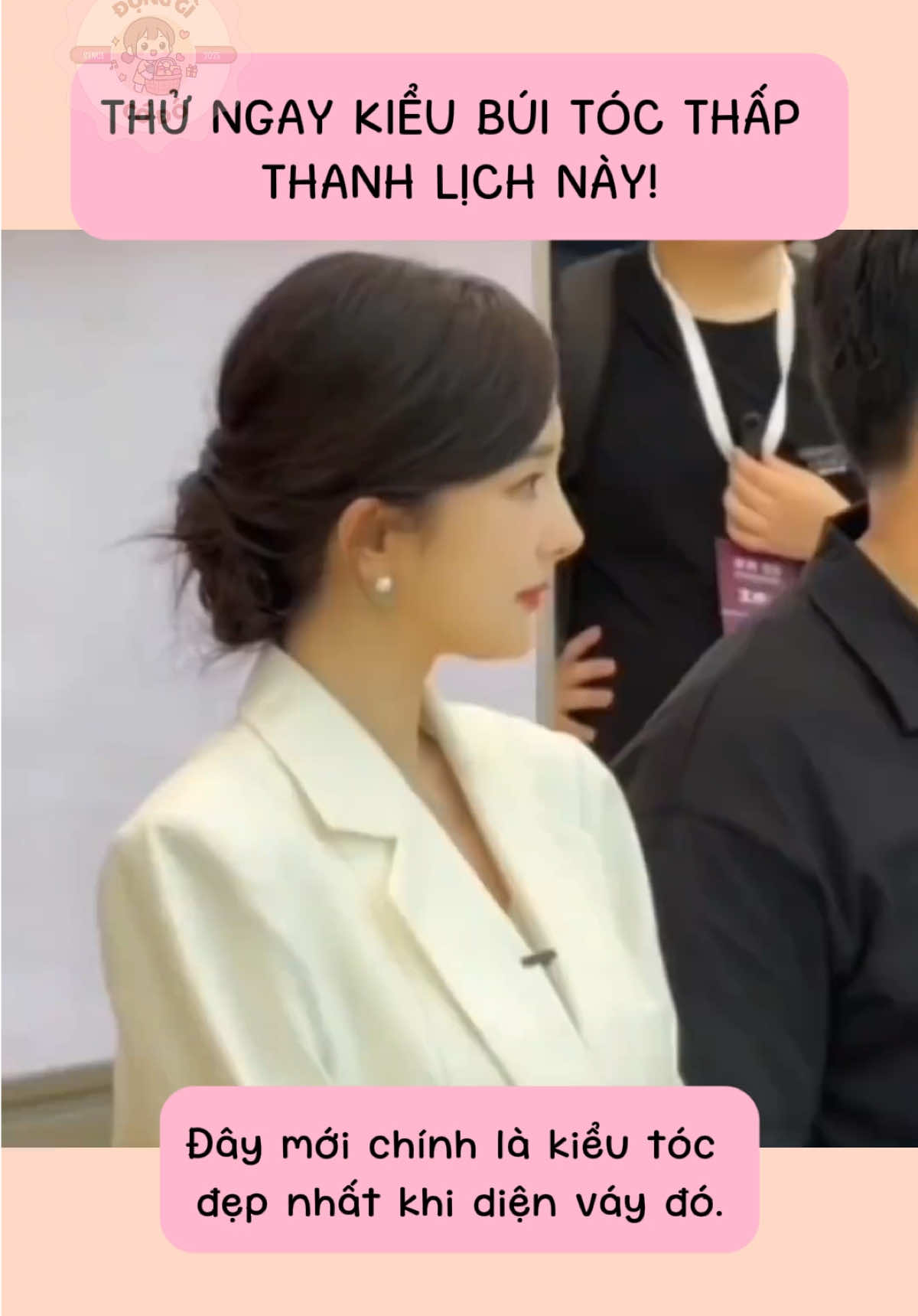 TRỜI NÓNG MÀ VẪN MUỐN ĐẸP 💕 THỬ NGAY KIỂU BÚI TÓC THẤP THANH LỊCH NÀY!#dunggicodo #lamtocdep #tipshair #phukientoc #set100daycottoc 