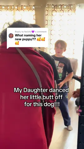 Replying to @Neisha💜 Suprised my kiddo with a puppy!!! What should we name him??? 
