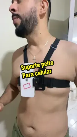 Suporte De Peito Ajustável Para celular 