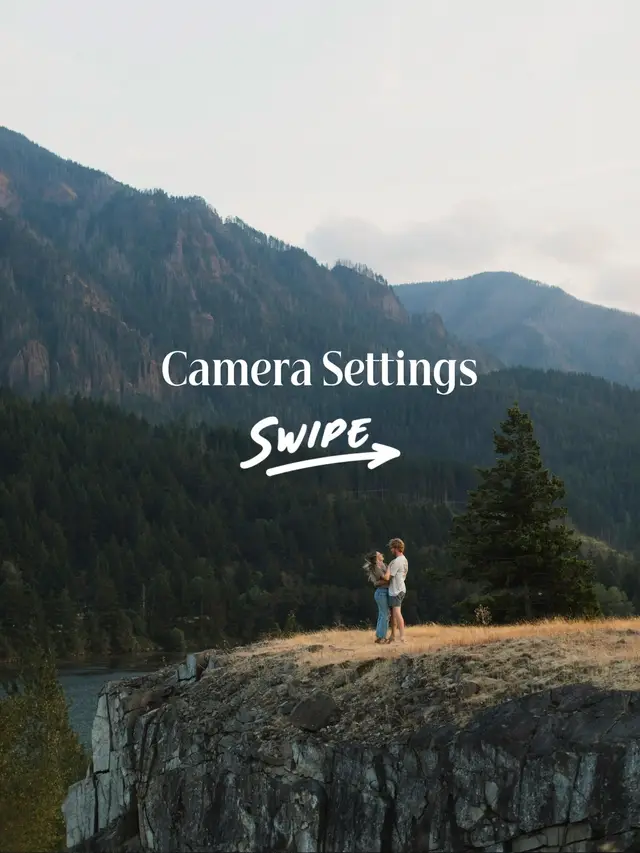 Camera settings for these wide landscape shots 📸 I love taking wide frames that show the environment + tell a more full story of where my couples are. For shots like this I normally keep my aperture around f/4 – f/4.5 so I can keep them sharp + still let the scenery breathe around them. Settings on these: 1/500 – f/4 – ISO 100 1/800 – f/4.5 – ISO 250 1/800 – f/3.5 – ISO 320 1/800 – f/4.5 – ISO 100 Do you like seeing camera settings breakdowns like this?