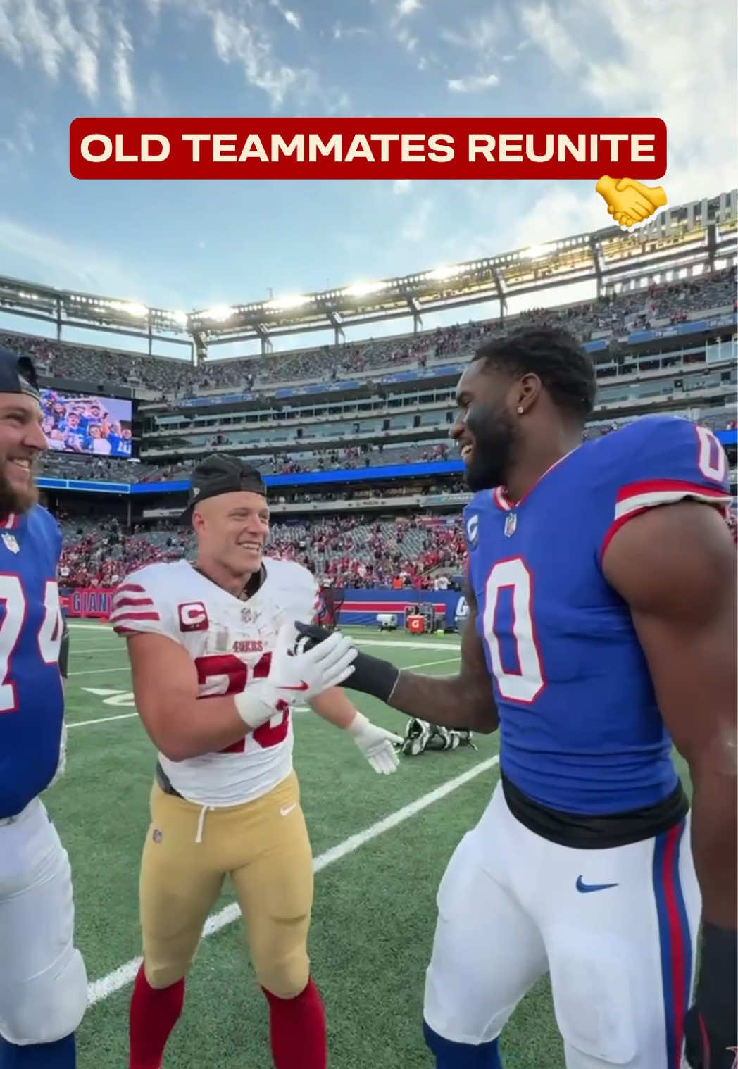 Catching up 🤝 #49ers #nfl #football #reunited 
