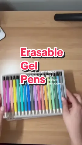These are the smoothest writing pens I’ve ever used, they erase so easily and the price is unbelievable #grabie #erasablegelpens 