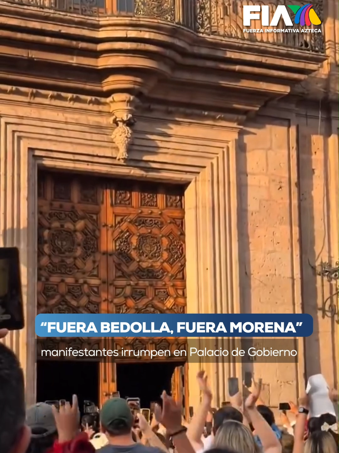 “¡Fuera Bedolla, fuera Morena