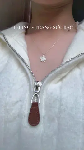 Cỏ 4 lá vừa may mắn vừa tự tin #trangsuchelino #accessories #helino #setquatang #bac925 