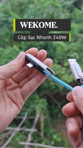 Cáp sạc nhanh 240W WEKOME #capsacnhanh #capsac #wekome 