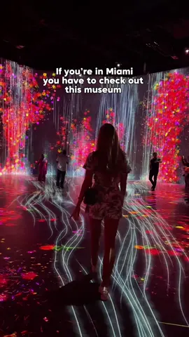 The most visited immersive museum in miami! Can’t get over how cool this place is 😍 superblue miami 📍 #thingstodoinmiami #miami #miamiflorida 