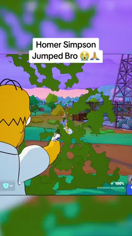 Peter was NOT expecting that 😭 #fortnite #fyp #fortniteclips #fortnitememes #simpsons 