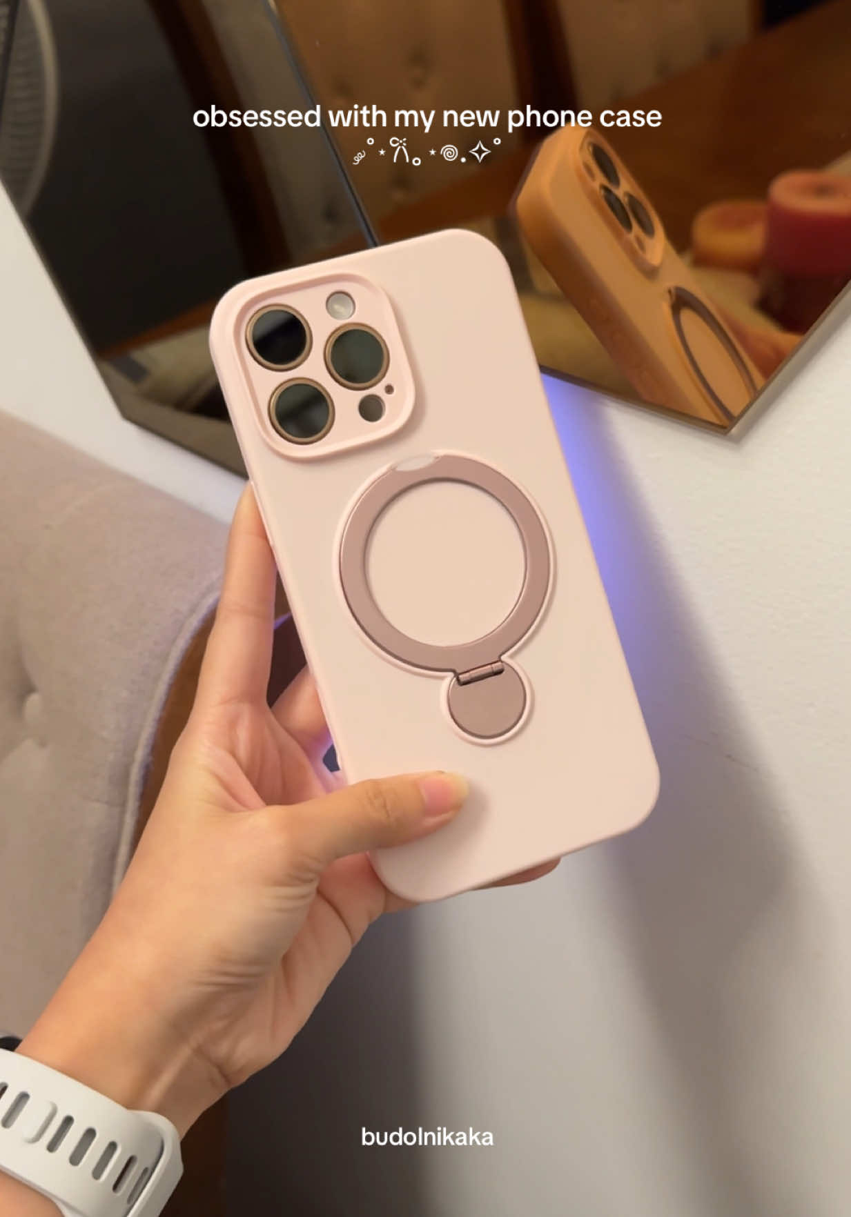 new obsession >> this pink phone case! 🩷 #iphonecase #phonecase #iphone17promax #iphone #case 