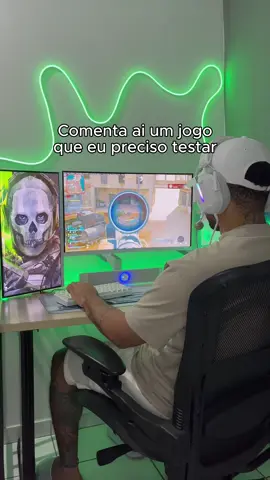 Comenta aí um jogo insano pra eu testar 🎮🔥 #setupgamer #gamingbr #meizontech #pcgamer #gamerlife