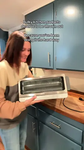 POV: finally had enough of countertop chaos! This is your sign to flip the clutter out of your kitchen. #ninjaflip #kitchenupgrade #ninjaflipoven #tiktokshopcreatorpicks 