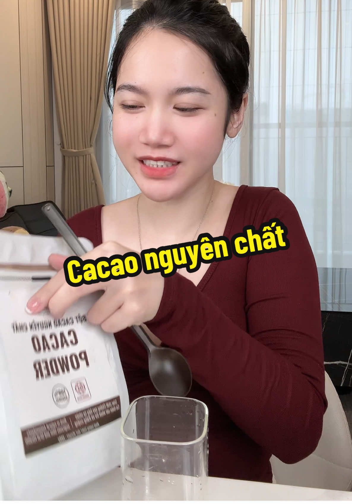 Chưa sáng nào trước khi đi tập e quên uống cacao #reviewdoan #cacao 