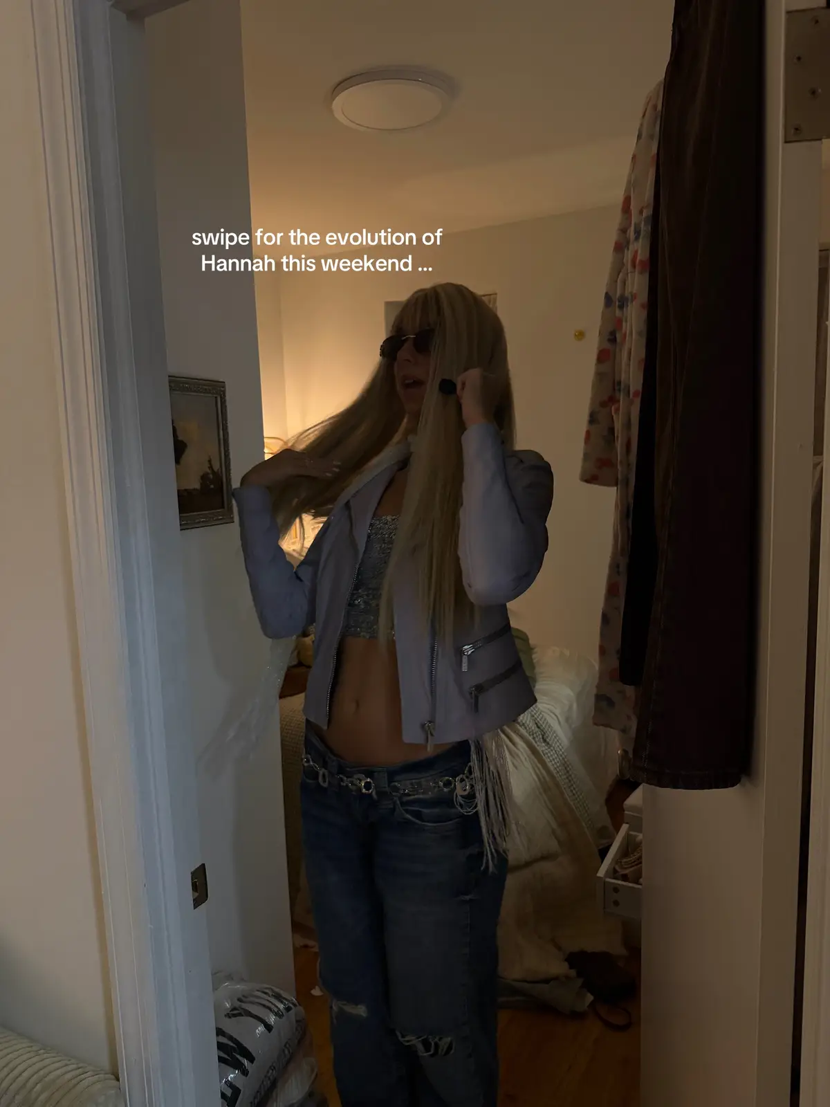 retiring the wig for now #halloween2025 #halloweeninnyc #nychalloween #hannahmontana #letsgetcrazy 