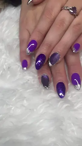 #AlmondNails #purplenails #purple #tiktok #nailideas
