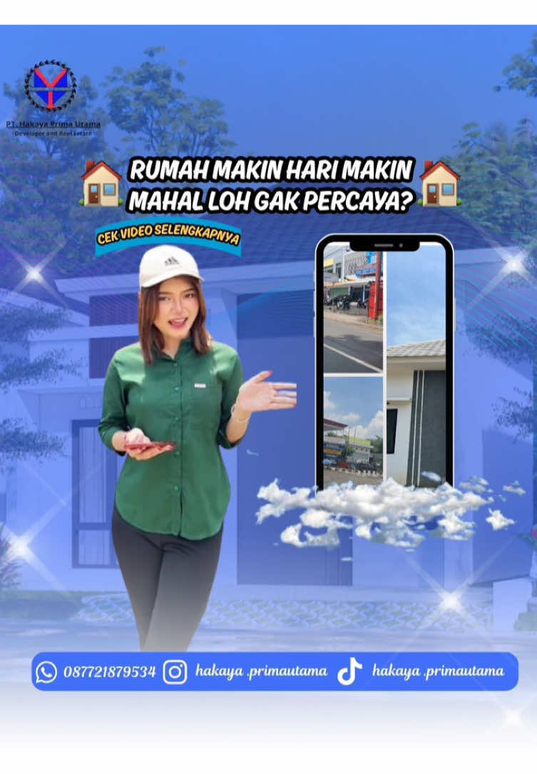 🏡 Harga rumah makin naik tiap tahun Kamu masih nunggu apa lagi? 😅 Daripada bilang “nanti aja”, tau-tau harga udah beda jauh 🔥 Sekarang masih ada kesempatan punya rumah sendiri — proses gampang, lokasi strategis, bangunan berkualitas ✨ Mumpung masih ada unit dan DP bersahabat! Cek video sampe habis & DM/WA buat detail lengkap 💬 📲 0877-2187-9534 📍Hakaya Prima Utama #rumahsubsidi #rumahmurah #perumahanlombok #hakayaprimautama #propertihits #hunianimpian #rumahminimalis #rumahitaman #rumahtapermurah #fyp #fypシ #fypindonesia #rumahidaman #investasiproperti #generasimuda #kprmudah #beliRumahtuhSekarang