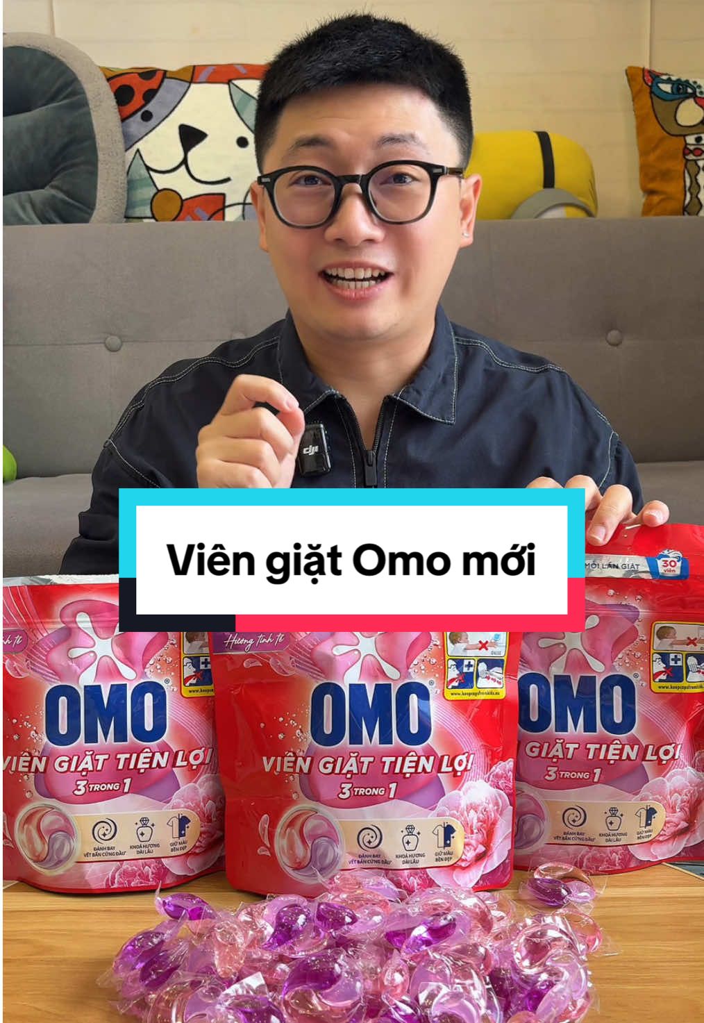 Trả lời @QUANG HUY AUTO - DĨ AN viên giặt Omo 3 trong 1 sạch thơm lắm anh chị #viengiat #viengiatomomatic3trong1tienloi #viengiatomo 