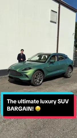 Would you buy an Aston Martin DBX SUV for $85K? #astonmartin #cartok #carlover #supercar #fyp 