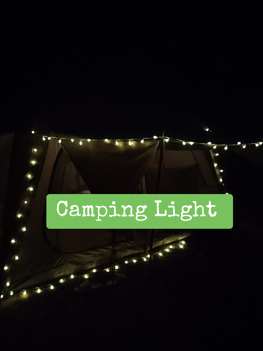 Lampu Camping..#lampucamping #fairylights #aesthetic #lampuled #campinglight 