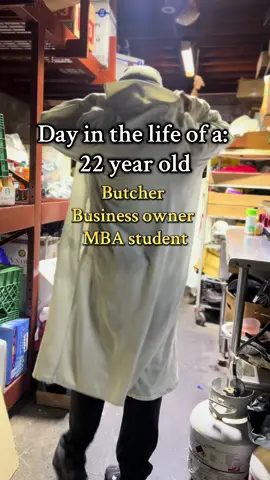 It’s not crazy to say I have been appreciating money, more than human interaction recently. #busylife #masters #butcher #businessowner #dayinmylife 