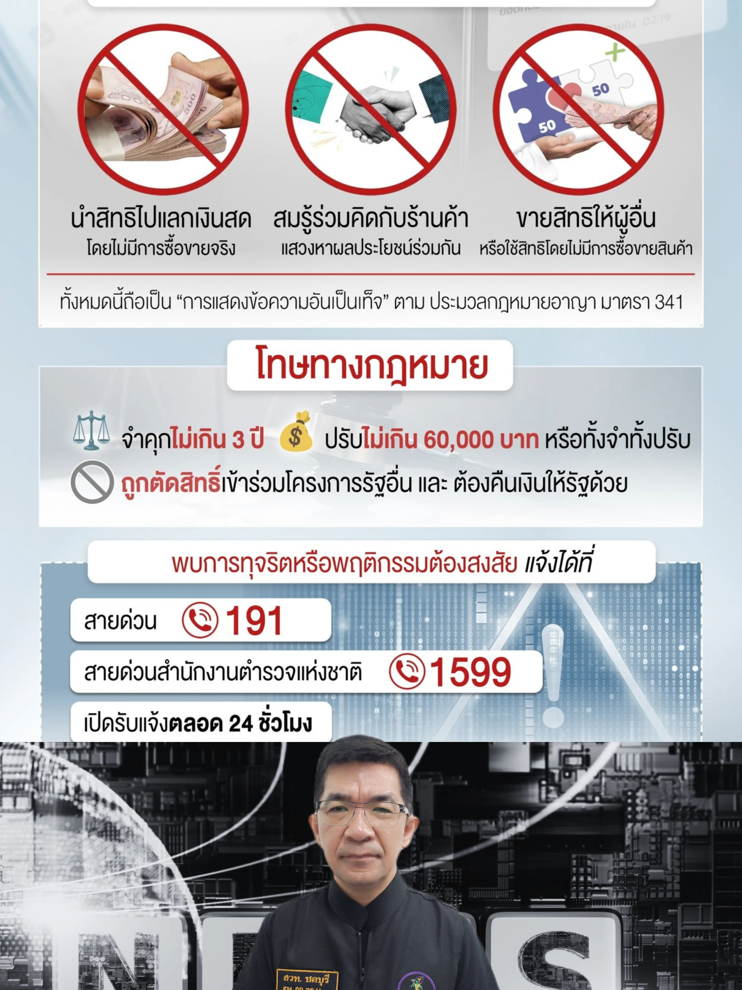 ดำเนินคดีร้านค้าเข้าข่ายฉ้อโกงคนละครึ่งพลัสไปแล้ว 55 ราย #ข่าวtiktok #คนละครึ่งพลัส #เป๋าตัง #คุยข่าวtiktok