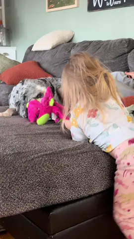 Piper understood the assignment. #girlandherdog #kidsoftiktok #cute #fyp 