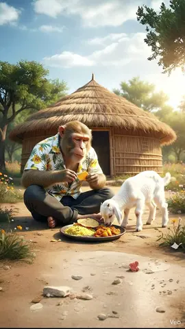 monkey give his mother a beautiful hamer fish 🐠🐟 #aimonkey #monkeyanimation #deartiktokteamdontunderviewmyvideos #foryoupage #aifunnyvideo 