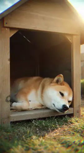 😂 Die Gans bewirft den Hund in seinem Hundehäuschen mit Wassermelonen. 😅 #sora #spaß #hund #fyp #tiere 