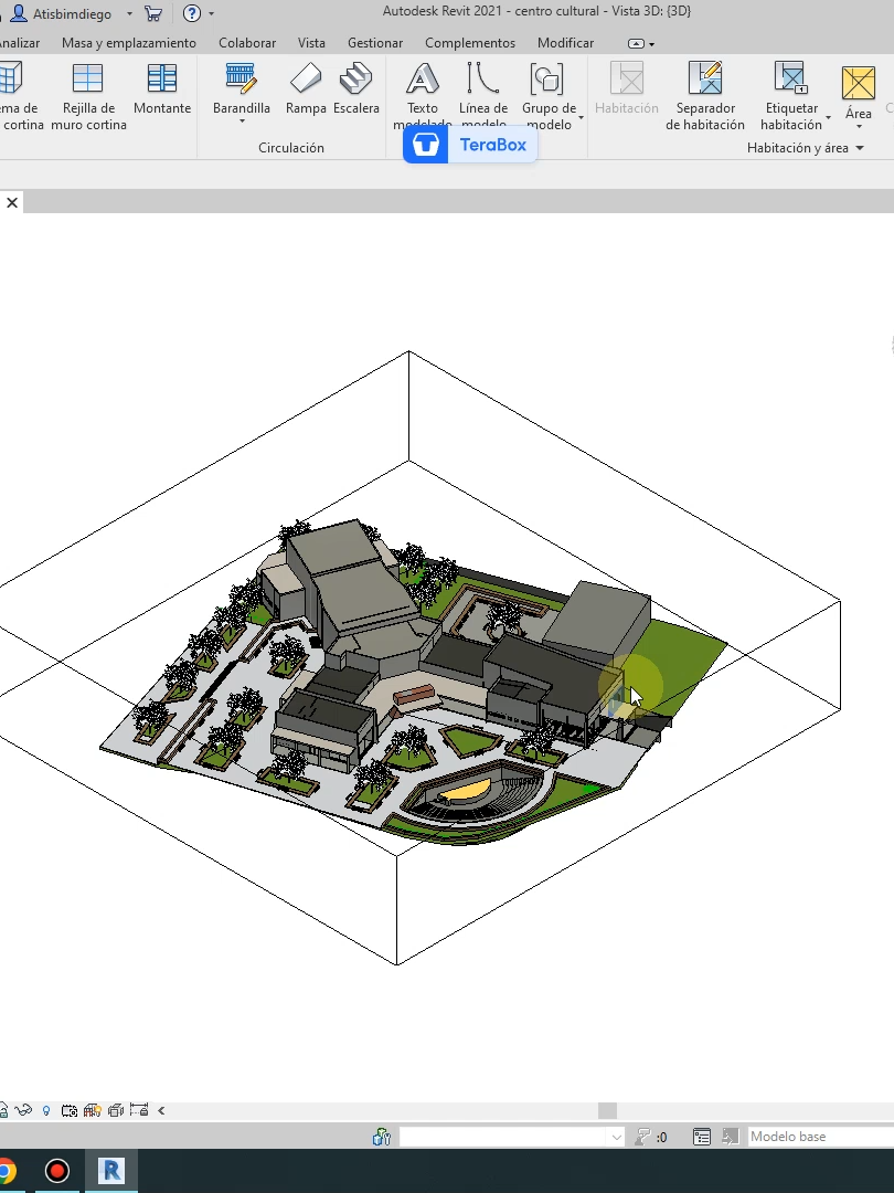 MODELO REVIT CENTRO CULTURAL