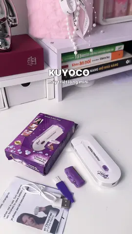Máy triệt lông mini tiện quá nè, chân ái cho mấy bà lông tay, chân nhiều #kuyoco #maytrietlongmini #trietlongtainha #cuocduanhasangtao #AnTamVuiSam 