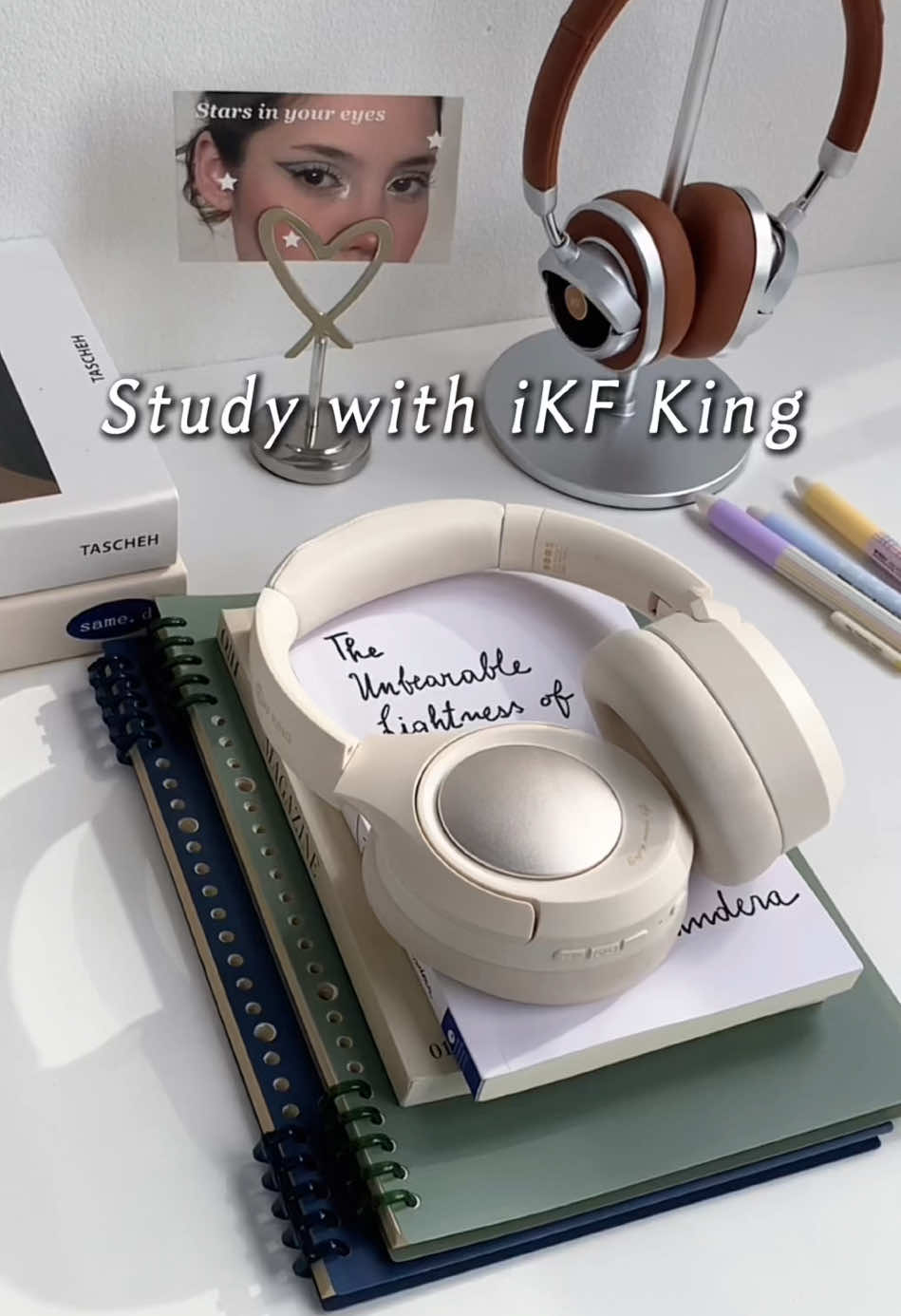 Study with me ₊˚.🎧📓✩ feeling productive while jamming to my favorite songs and making notes ✨ #studyvlog #studywithme #studyaesthetic #fyp #student 