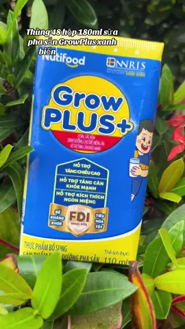 Thùng 48 hộp 180ml sữa pha sẵn GrowPlus xanh biếng ăn kèm quà #sữa #nutifoodgrowplus #nutifood #growplus 