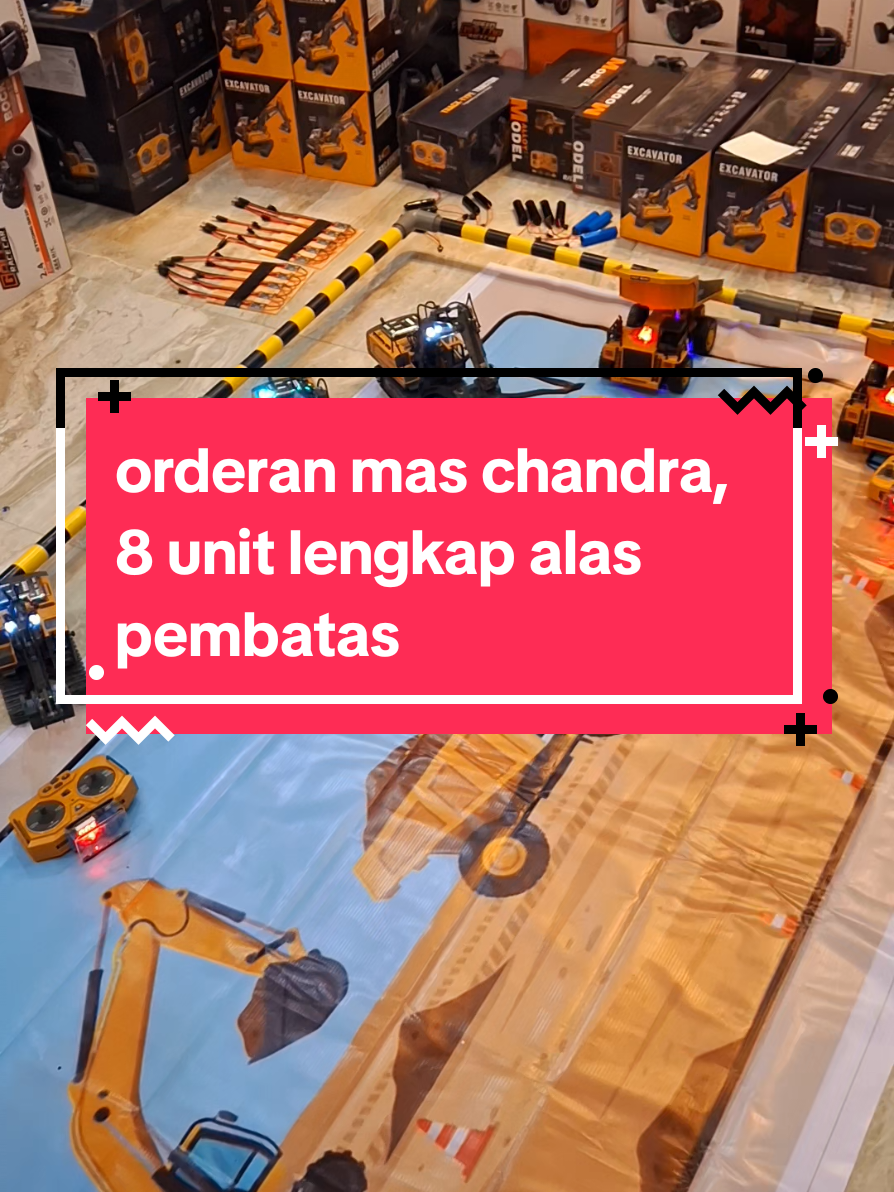 terimakasih mas chandra semoga usahanya lancar sukses selalu ya aamiin #bisnisviral #idebisnismodalkecil #roemahrcmasarto #paketusaharentalrcexcavator #rcexcavator 