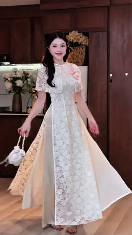 Tết 🧧 cho nàng mệnh kim 🥰🥰mã áo AD2976 quần F8002 #aodaitet #aodaichuu #aodaigiaovien #xuhuong #viral 