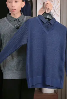 Áo Len Nam Trung Niên Lót Nỉ Nhung Siêu Mềm Mịn , Hàng Quảng Châu Cao Cấp. #ao #len #trungnien #hottrend #viral 