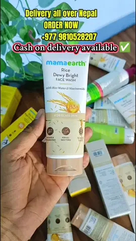 Cash on delivery available ✅  Order now #mamaearthnepal #mamaearth #skincareroutine #skincareproducts #doortodoor @mamaearth_nepal @mamaearth