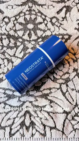 So excited to try this Neostrata Triple Firming Neck Cream! Since gaining weight, I have the ugliest turkey goblet going on. I’m hoping this cream helps with that. Tried this out today and love the non-greasy formula. Made my neck feel so hydrated and firm after one use. Have you tried this product yet? #triplefirmingneckcream #skincare #beautycare #neostrata #tiktokshopfinds  