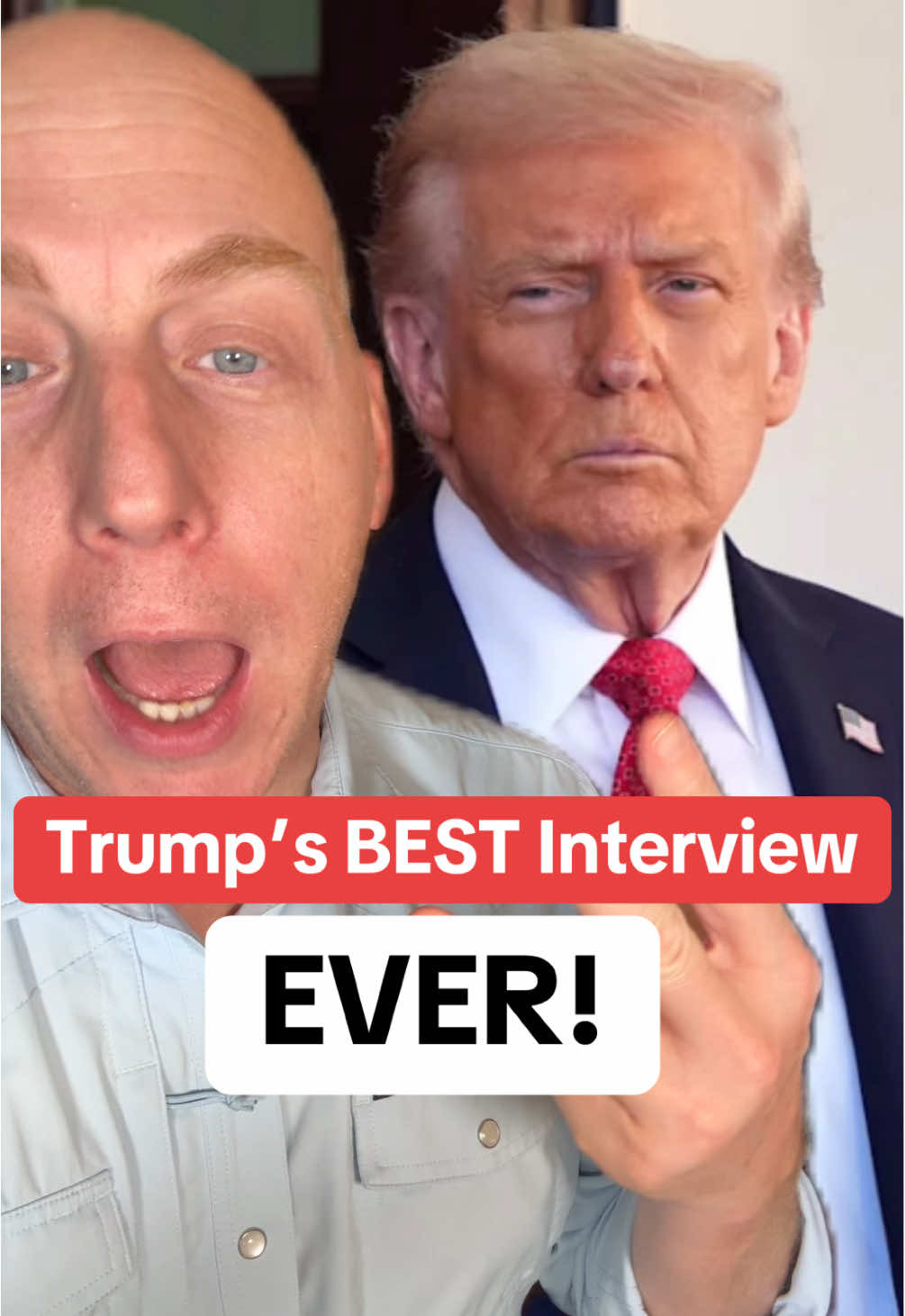 This is the BEST Trump Interview Ever!! 😆😆😆 #democrat #mamdani #donaldtrump #Trump