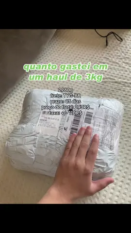 pra quem tem curiosidade (fiz de acordo com a cotação atual, mas recebi tem uns dois meses) #cssbuyy #importacao #haul 