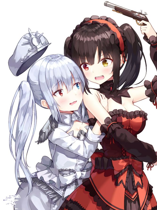 Kazlitaleh × Zayin 🥶 #dateabullet #kurumitokisaki #whitequeen #foryoupagе