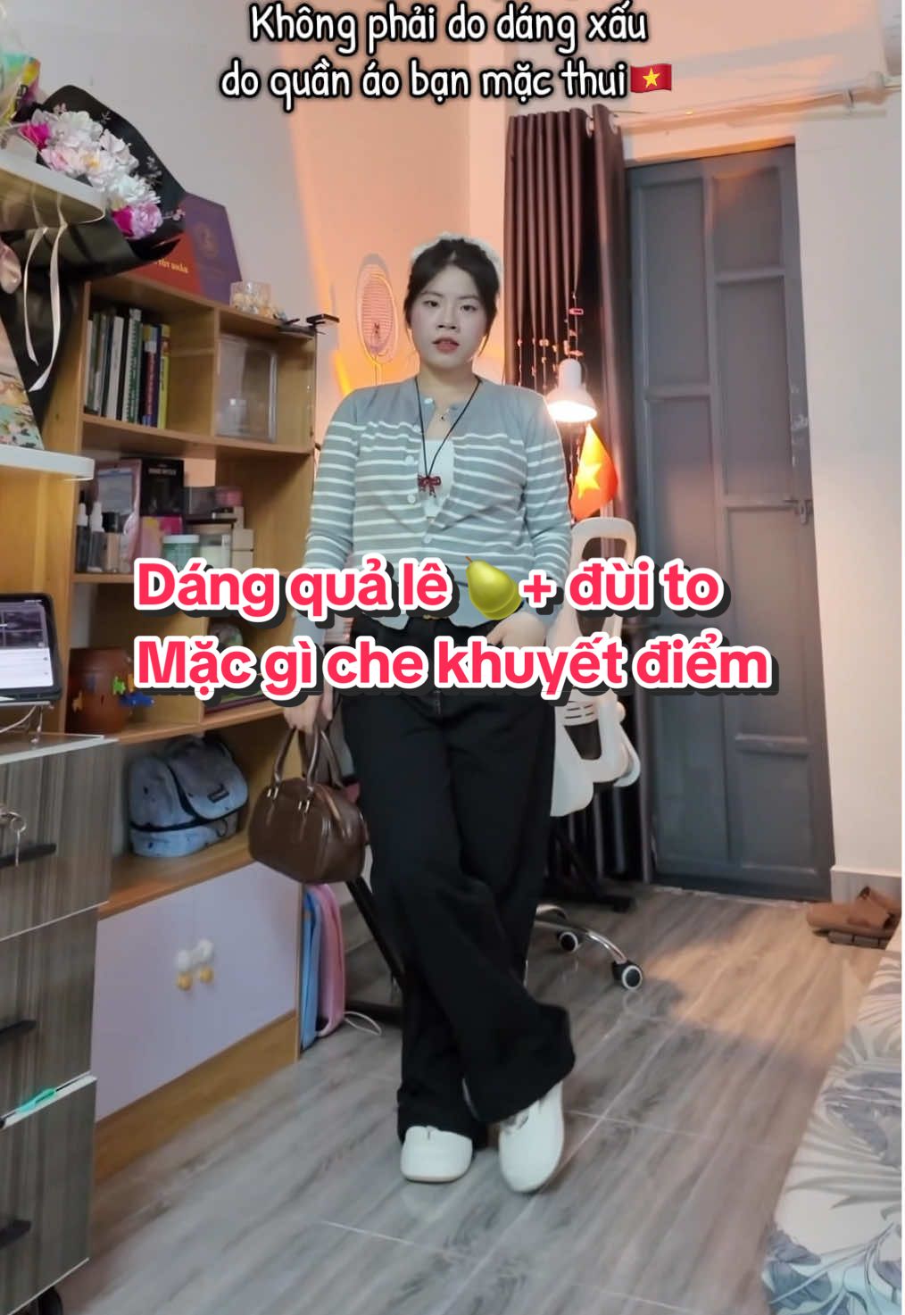 1M50 -55kg đùi 53 Dáng quả lê 🍐+ đùi to🐸 Mặc gì che khuyết điểm mùa đông#phoidoxinh #dobigsize #aocadigan #outfit #deliz 