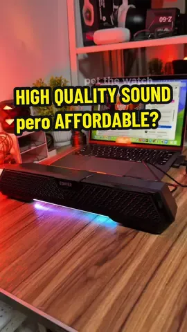 Suwabe ng sound nito mga lodi...bluetooth at direct connection puwede.  #edifier #desktopspeaker #gamingspeaker #bluetoothspeaker #desktop 