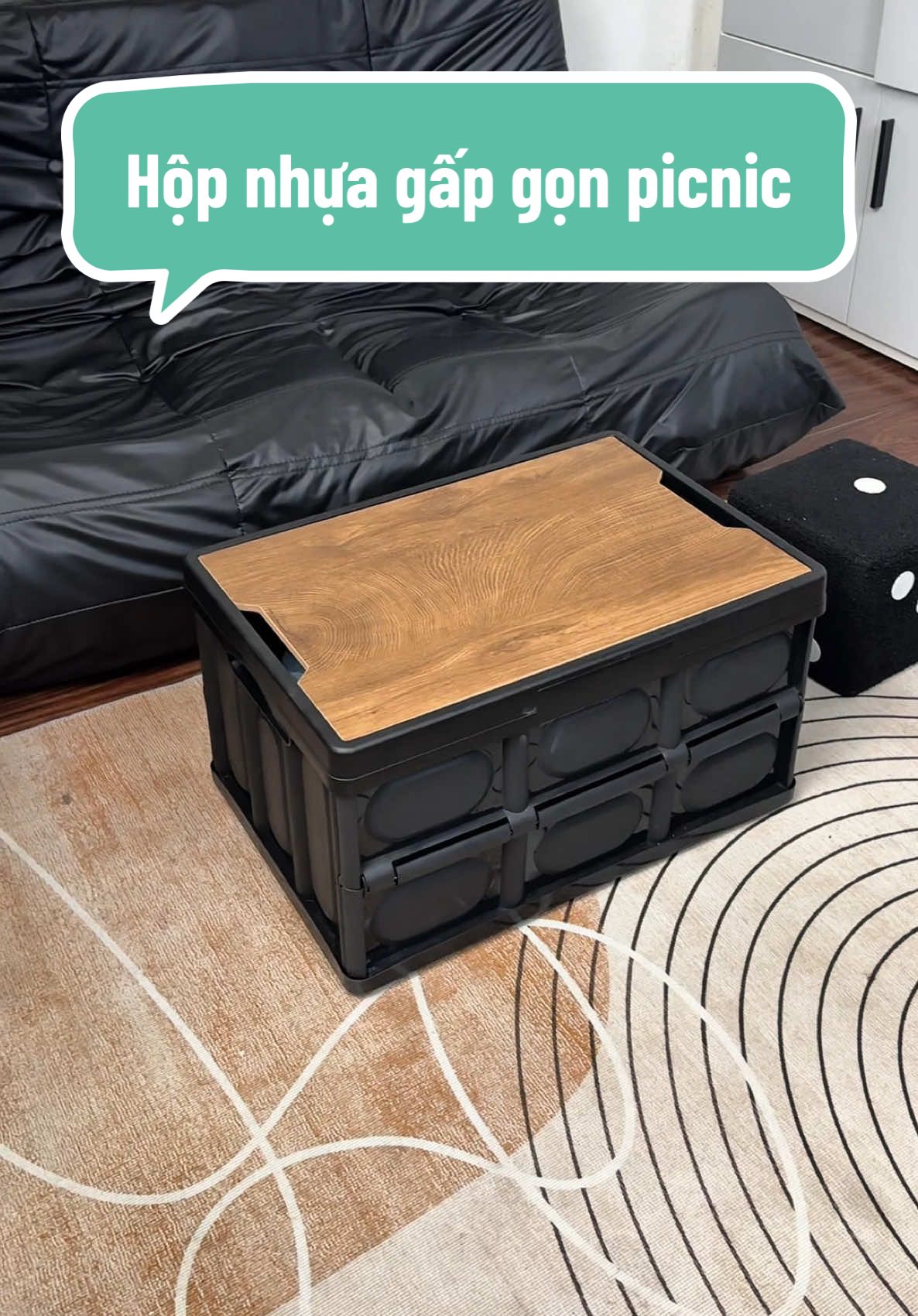 Hộp nhựa gấp gọn picnic #congminhreview #review #hopnhuaconap #hopnhua 