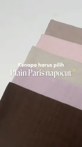 So, jangan ragu lagi buat masukin hijab plain paris napocut ke dalam lemari kamu 😉🫶🏻 #napocut #PlainParisnapocut#HijabTegakParipurna #hijabparisjepang #hijabpolospremium 