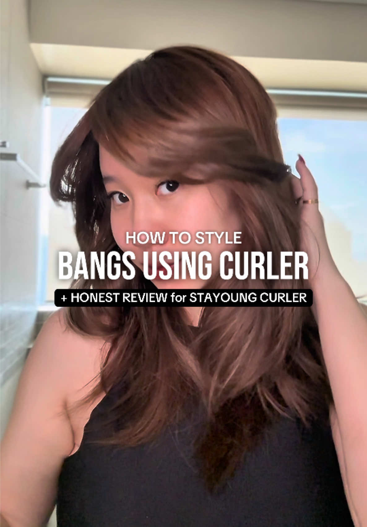 Highly requested wavy bangs tutorial + first time trying the @STAYOUNG.PH 5 in 1 Curler!  @STAYOUNG Official @STAYOUNG Livestream #stayoung #stayounghairstyler #stayoung5in1plus 