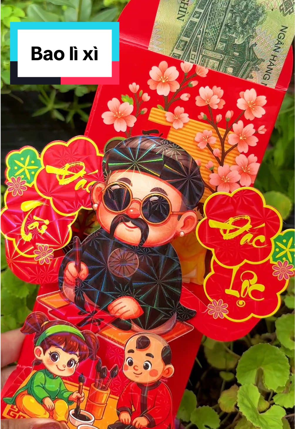 Bao lì xì cử động được luôn thấy cưng quá mấy bà ơi#baolixi #baolixitet #baolixi3d 