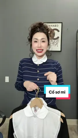 Cổ sơ mi rời#thời_trang_nữ #review #phượng_phơi_phới1982 #cổ_sơ_mi 