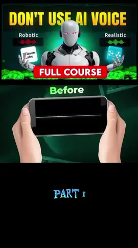 How to Edit AI Voice for Human-Like Sound 💯 & . .  #creatorsearchinsights #tranding #fyp #edit 