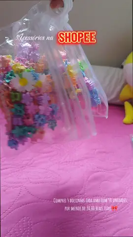 Acessórios para cabelo infantil 🎀 Compras feita na SHOPEE, em lojas nacionais 😍 kits a partir de 50 uni com preços maravilhosos, comprei 250 uni por menos de 30,00 reais🩷 #acessorioscabeloinfantil #comprinhas #maedemenina #minipiranha #minipresilha 