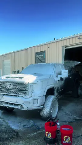 Last detail before the body shop @Premier Auto Enhancing #trucks #detailing #duramax #build #follow 